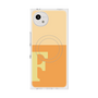 プレミアムスクエアケース with SnapMag［ オリジナル - initial two tone - F orange ］