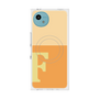 プレミアムスクエアケース with SnapMag［ オリジナル - initial two tone - F orange ］