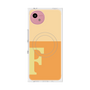 プレミアムスクエアケース with SnapMag［ オリジナル - initial two tone - F orange ］