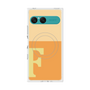 プレミアムスクエアケース with SnapMag［ オリジナル - initial two tone - F orange ］