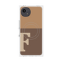 プレミアムスクエアケース with SnapMag［ オリジナル - initial two tone - F brown ］