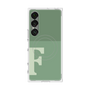 プレミアムスクエアケース with SnapMag［ オリジナル - initial two tone - F green ］