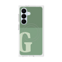 プレミアムスクエアケース with SnapMag［ オリジナル - initial two tone - G green ］