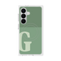 プレミアムスクエアケース with SnapMag［ オリジナル - initial two tone - G green ］