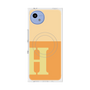 プレミアムスクエアケース with SnapMag［ オリジナル - initial two tone - H orange ］