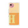 プレミアムスクエアケース with SnapMag［ オリジナル - initial two tone - H orange ］