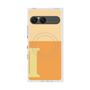 プレミアムスクエアケース with SnapMag［ オリジナル - initial two tone - I orange ］