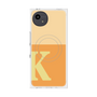 プレミアムスクエアケース with SnapMag［ オリジナル - initial two tone - K orange ］