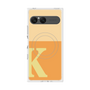 プレミアムスクエアケース with SnapMag［ オリジナル - initial two tone - K orange ］