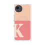 プレミアムスクエアケース with SnapMag［ オリジナル - initial two tone - K pink ］