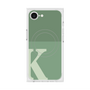 プレミアムスクエアケース with SnapMag［ オリジナル - initial two tone - K green ］