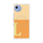 プレミアムスクエアケース with SnapMag［ オリジナル - initial two tone - L orange ］
