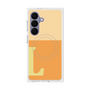 プレミアムスクエアケース with SnapMag［ オリジナル - initial two tone - L orange ］