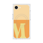 プレミアムスクエアケース with SnapMag［ オリジナル - initial two tone - M orange ］