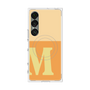 プレミアムスクエアケース with SnapMag［ オリジナル - initial two tone - M orange ］
