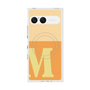 プレミアムスクエアケース with SnapMag［ オリジナル - initial two tone - M orange ］