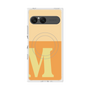 プレミアムスクエアケース with SnapMag［ オリジナル - initial two tone - M orange ］