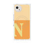 プレミアムスクエアケース with SnapMag［ オリジナル - initial two tone - N orange ］