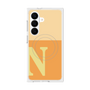プレミアムスクエアケース with SnapMag［ オリジナル - initial two tone - N orange ］