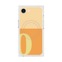 プレミアムスクエアケース with SnapMag［ オリジナル - initial two tone - O orange ］