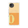 プレミアムスクエアケース with SnapMag［ オリジナル - initial two tone - O orange ］
