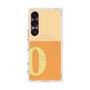 プレミアムスクエアケース with SnapMag［ オリジナル - initial two tone - O orange ］