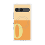 プレミアムスクエアケース with SnapMag［ オリジナル - initial two tone - O orange ］