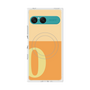 プレミアムスクエアケース with SnapMag［ オリジナル - initial two tone - O orange ］