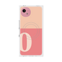 プレミアムスクエアケース with SnapMag［ オリジナル - initial two tone - O pink ］