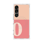 プレミアムスクエアケース with SnapMag［ オリジナル - initial two tone - O pink ］