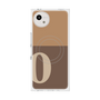 プレミアムスクエアケース with SnapMag［ オリジナル - initial two tone - O brown ］
