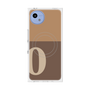 プレミアムスクエアケース with SnapMag［ オリジナル - initial two tone - O brown ］