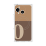 プレミアムスクエアケース with SnapMag［ オリジナル - initial two tone - O brown ］