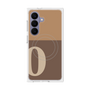 プレミアムスクエアケース with SnapMag［ オリジナル - initial two tone - O brown ］