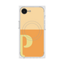 プレミアムスクエアケース with SnapMag［ オリジナル - initial two tone - P orange ］