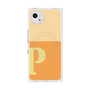 プレミアムスクエアケース with SnapMag［ オリジナル - initial two tone - P orange ］