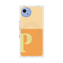 プレミアムスクエアケース with SnapMag［ オリジナル - initial two tone - P orange ］