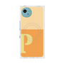 プレミアムスクエアケース with SnapMag［ オリジナル - initial two tone - P orange ］