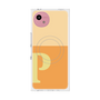 プレミアムスクエアケース with SnapMag［ オリジナル - initial two tone - P orange ］