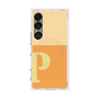 プレミアムスクエアケース with SnapMag［ オリジナル - initial two tone - P orange ］