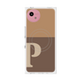 プレミアムスクエアケース with SnapMag［ オリジナル - initial two tone - P brown ］