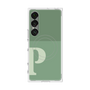 プレミアムスクエアケース with SnapMag［ オリジナル - initial two tone - P green ］