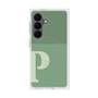 プレミアムスクエアケース with SnapMag［ オリジナル - initial two tone - P green ］