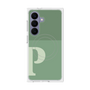 プレミアムスクエアケース with SnapMag［ オリジナル - initial two tone - P green ］