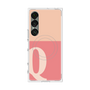 プレミアムスクエアケース with SnapMag［ オリジナル - initial two tone - Q pink ］