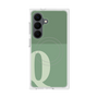 プレミアムスクエアケース with SnapMag［ オリジナル - initial two tone - Q green ］