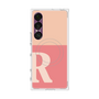 プレミアムスクエアケース with SnapMag［ オリジナル - initial two tone - R pink ］