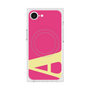 プレミアムスクエアケース with SnapMag［ オリジナル - initial color - A pink ］