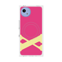 プレミアムスクエアケース with SnapMag［ オリジナル - initial color - X pink ］