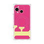 プレミアムスクエアケース with SnapMag［ オリジナル - initial color - F pink ］
